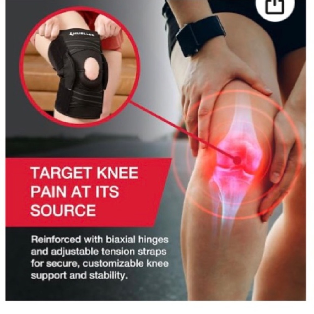 Mueller knee brace Sport Adjustable Hinged  Support new